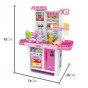 WOOPIE Kitchen MANO MAŽYNA VIRTUVĖ LIEČIAMASIS skydelis su garsu Vandens cirkuliacija Rožinė
