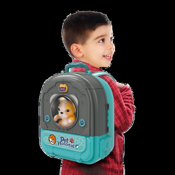 WOOPIE Mažo Veterinaro Rinkinys 3in1 Namai Lagaminas Šuo