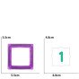 WOOPIE 3D magnetiniai blokai Skaičiai 70 vnt.