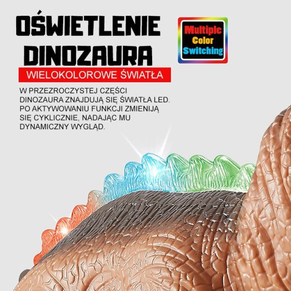 WOOPIE Nuotoliniu būdu valdomas dinozauras RC robotas T-Rex