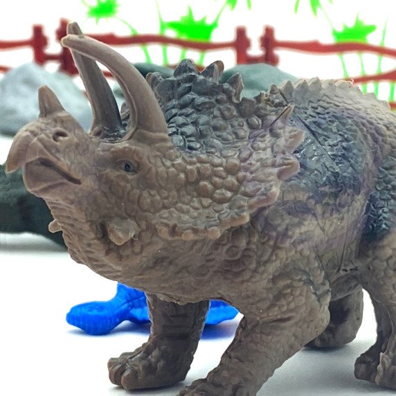 Dinozaurų figūrų rinkinys WOOPIE, 40 vnt.