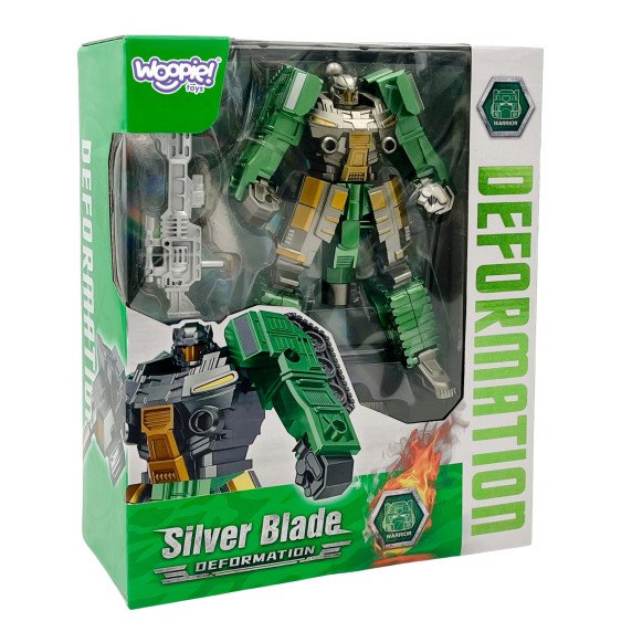 WOOPIE Transformuojantis Robotas SILVER BLADE 2in1 Tankas