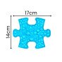 WOOPIE Jutiklinis Kilimėlis Ortopedinis Puzzle 11 Dalys - Mėlyna/Žalia