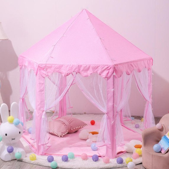 WOOPIE Princesės pilis palapinė XXL namui ir sodui
