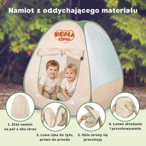 WOOPIE atradimo Mažojo tyrėjo rinkinys XXL lauko stovyklai su bivakine palapine, 15 vnt.