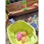 WOOPIE GREEN Smėlio žaidimo rinkinys su vežimėliu 13 dalių, BIODEGRADUOJAMAS ORGANINIS MEDŽIAGAS