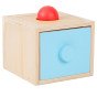 WOOPIE GREEN Medinis mokomasis stalčius 4-in-1 Montessori rūšiavimo morkų žaidimas FSC