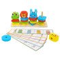 WOOPIE GREEN Montessori galvosūkių piramidės gyvūnai 27 vnt FSC