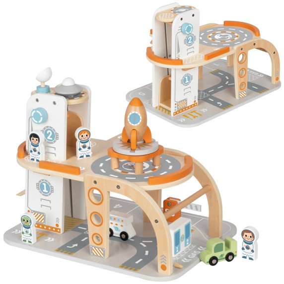 TOOKY TOY Medinis kosmoso stotelė su aikštele