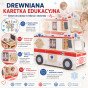VIGA Didelis Medinis Greitosios Pagalbos Ambulanso Rinkinys Ambulansas mažiems gelbėtojams Aksesuarai 25 vnt.