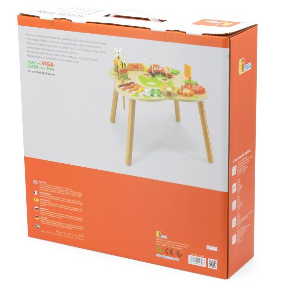 VIGA PolarB Edukacinis stalo veiklų piramidės simboliai Montessori jutimo produktyvūs.