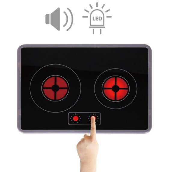 Didelis medinis daugiafunkcinis modernių virtuvės priedų žaislas TOOKY TOY