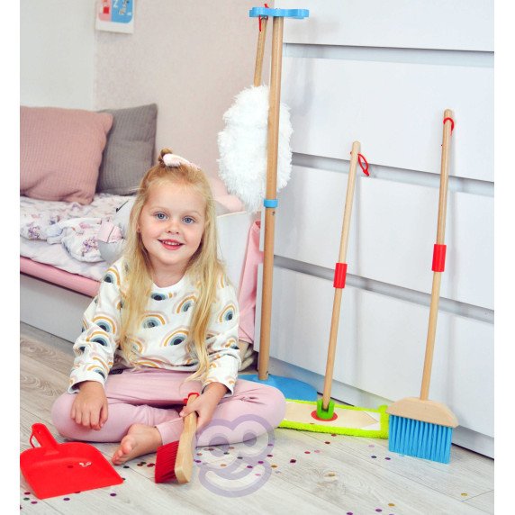 TOOKY TOY Medinis valymo rinkinys vaikams 6 vnt.