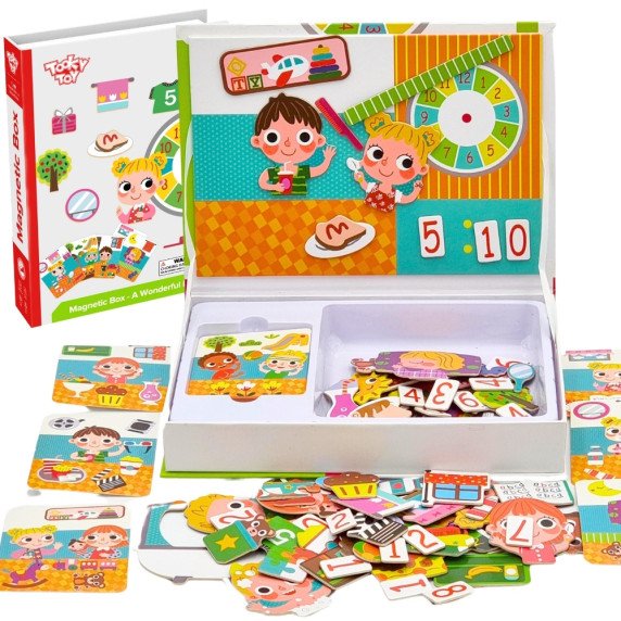 TOOKY TOY Medinis galvosūkis Magnetinė dėžutė