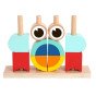 TOOKY TOY Kūrybinis medinis 3D kosmoso blokų krabas