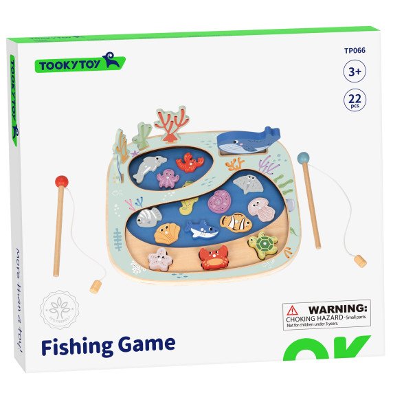 TOOKY TOY „Pagauk žuvį“ Montesori galvosūkis sugebėjimų žaidimas