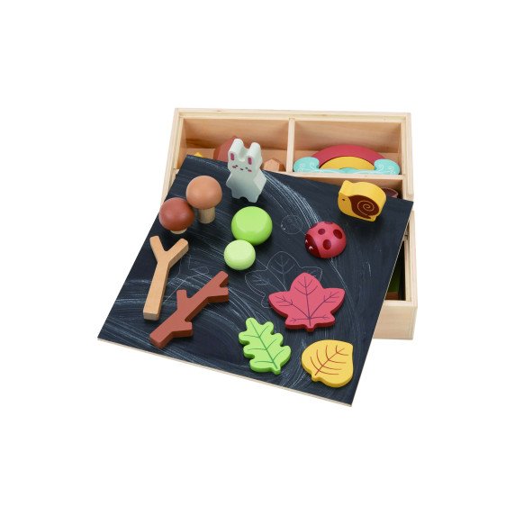 TOOKY TOY miško rinkinys, sudėtiniai dėlionės blokai figūroms