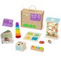 TOOKY TOY dėžutė XXL Montessori edukacinė 6in1 pojūčių dėžė 13-15 mėn.