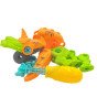 WOOPIE varžtai Dinosaurams 4 dalių konstrukcijos rinkinys dėžutėje + 2 sraigto atsuktuvai