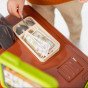 WOOPIE parduotuvės supermarketo vežimėlis pinigų skaičiuoklis Judami elementai + 65 priedų.