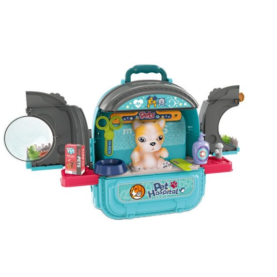 WOOPIE Mažo Veterinaro Rinkinys 3in1 Namai Lagaminas Šuo