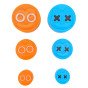 WOOPIE IQ Nešiojamas galvosūkis Tic Tac Toe Katės dėžėje