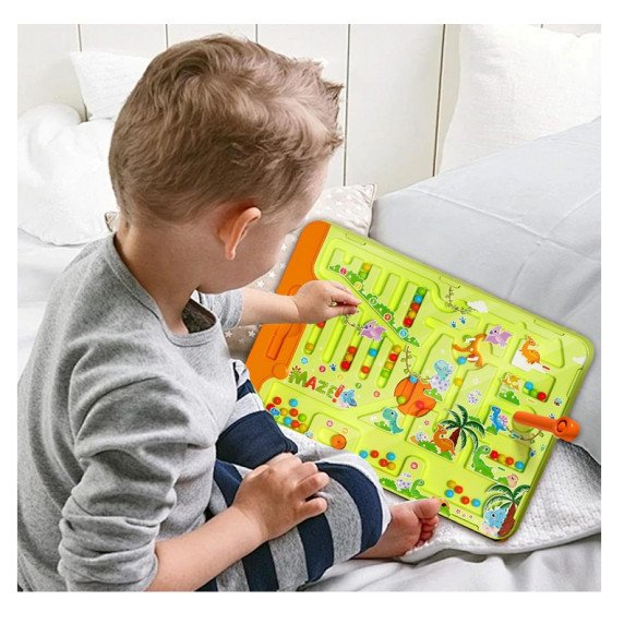 WOOPIE Magnetinis Labirintas 2 in 1 Ludo Žaidimas