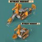 WOOPIE Mega statybos aikštė 5in1 XXL DIY sukimo rinkinys