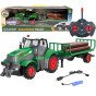 WOOPIE RC Traktorius su priekaba - mastelis 1:24