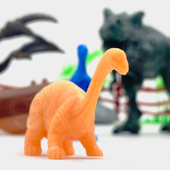 Dinozaurų figūrų rinkinys WOOPIE, 40 vnt.