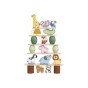 WOOPIE GREEN Balansuojantys mediniai gyvūnai stambinami puzzle FSC