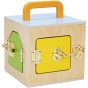 Tooky Toy Edukacinė Montesori dėžutė-žaidimas Rebusas Oro lentelė su abaku 6 viename nuo 3 metų