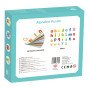 TOOKY TOY Montessori abėcėlinis galvosūkis, mokymasis raidžių, žodžių, gyvūnų, 57 vnt.