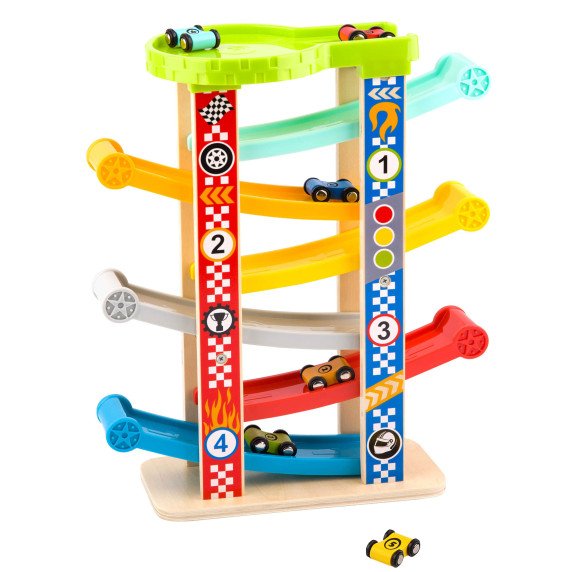 TOOKY TOY Spalvingas Slidinėjimo Keliukas Automobiliams