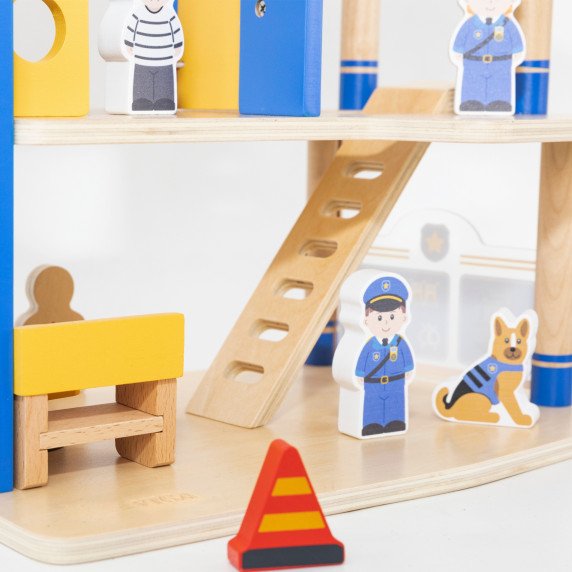 VIGA Medinė policijos stotis Policijos automobilis 3 lygiai 14 dalių