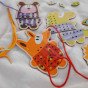 TOOKY TOY Medinis 5-in-1 gyvūnų siuvinėjimo žaidimas