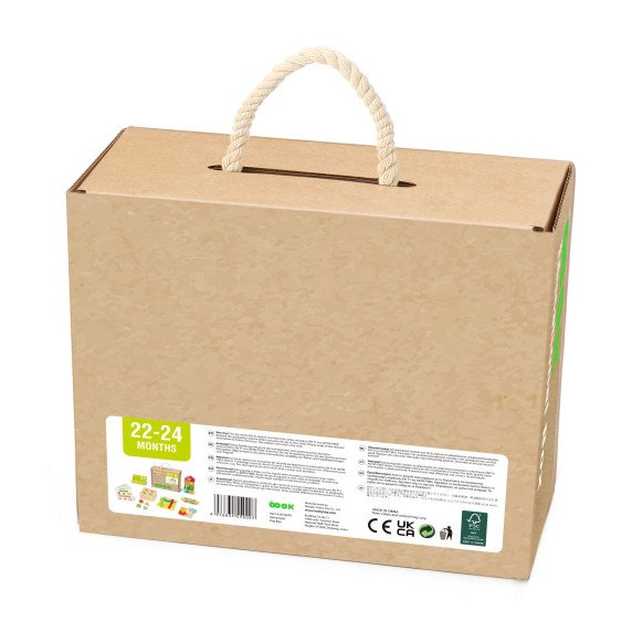 TOOKY TOY dėžutė XXL Montessori mokomoji 7in1 pojūčių dėžutė 22-24 mėnesiai