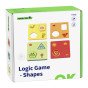TOOKY TOY Montessori dėlionė Formos ir Spalvų Gyvūnai 6 Lentos FSC