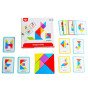TOOKY TOY Medinis Tangram dėlionė
