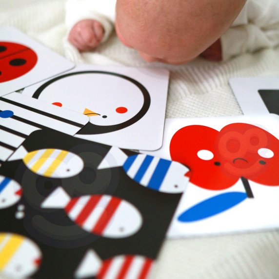 TOOKY TOY dėžutė XXL Montessori mokomoji dėžutė 7in1 jautriems pojūčiams 0-2 mėnesiai