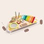 TOOKY TOY Daugiafunkcinis Instrumentų Muzikos Centras Ksilofonas Ratų Grotuvas Būgnas Simbalas Valgomoji Įranga