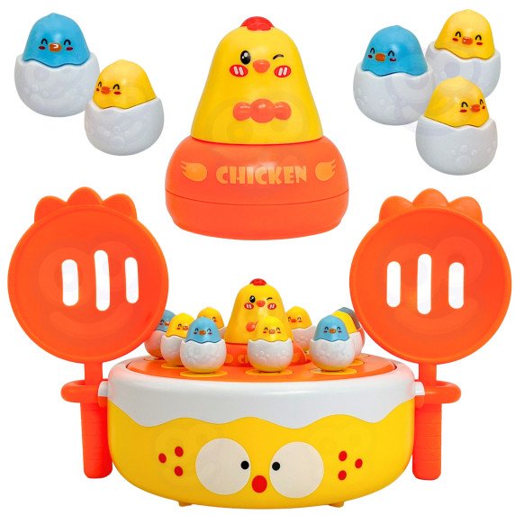 WOOPIE 4-in-1 Katapultų vištų žvejybos arkadinė žaidimų salė.