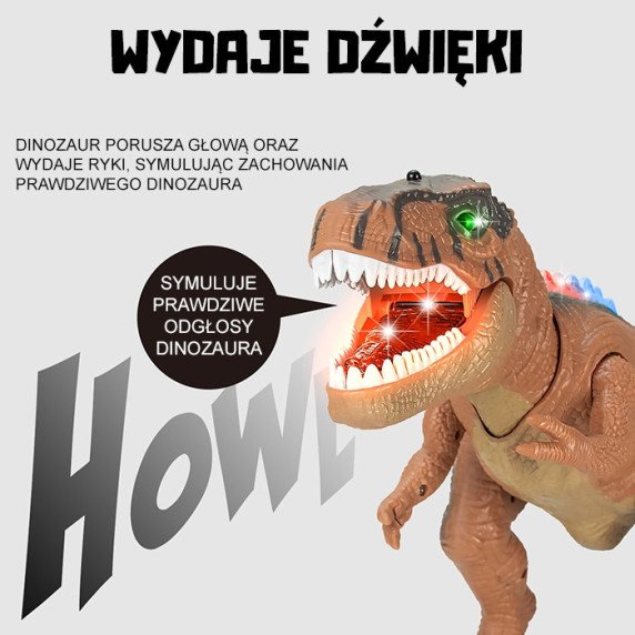 WOOPIE Nuotoliniu būdu valdomas dinozauras RC robotas T-Rex