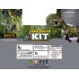 WOOPIE Dinozaurų figūrėlių rinkinys 16 vnt. + Kilimas + Skrynėlė