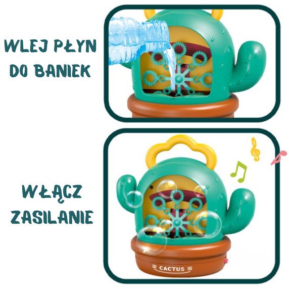 Interaktyvus kaktusų burbulo aparatas „WOOPIE“
