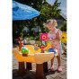 WOOPIE 2-in-1 vandens lenta, piratų laivo santechnė su XL skėčiu ir burbulo aparatu