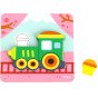 WOOPIE GREEN Mediniai puzzle transporto priemonės Montessori FSC