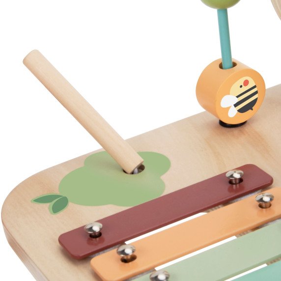 WOOPIE GREEN Medinis Edukacinis Stalo Muzikinis Jutiklinis Labirintas 5 į 1