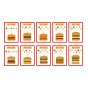 WOOPIE GREEN Medinis Burgerių Restorano Puzzle Vaikams 15 Dalys FSC Sertifikuotas