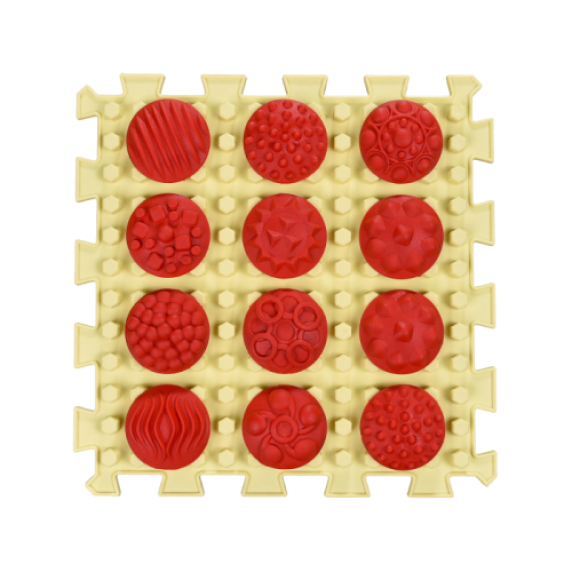 Ortopediniai taktilinių pojūčių kilimėliai Ortek „Raštai“ (6 + 72 vnt.)